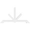 Ekena Millwork Vanguard Architectural Grade PVC Gable Bracket, 108"W x 58 1/2"H x 6"D x 6"F, 13/12 Pitch GBP108X59X0606VAN00 - alternate 5